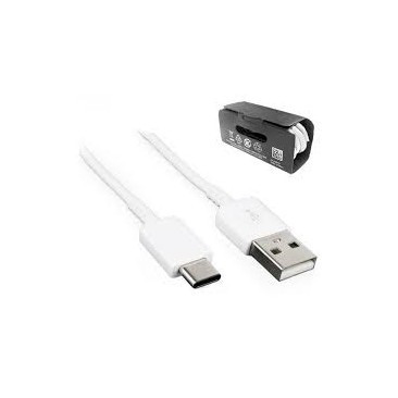 CABLU DE DATE SI INCARCARE USB LA USB TYPE-C SAMSUNG EP-DG970BWE, 1.0 M, ALB, ORIGINAL foto