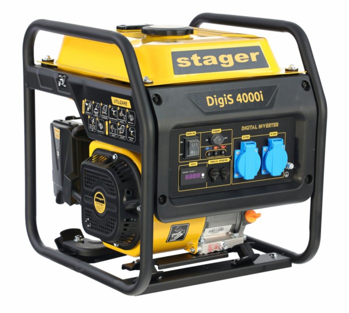 Generator digital invertor Stager DigiS 4000i open-frame 4kW, 230V, benzina, G2