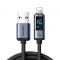 Cablu Date si Incarcare USB-A - Lightning Joyroom Prism Series A16, 18W, 1.2m, Negru