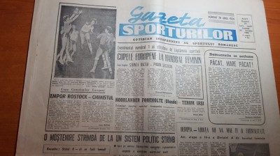 gazeta sporturilor 20 ianuarie 1990-emeric jenei,atletii la baile felix foto