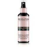 Makeup Revolution Hyaluronic Fix Hydrating &amp; Plumping fixator make-up cu efect de hidratare 100 ml