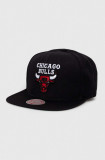 Cumpara ieftin Mitchell&amp;Ness șapcă din amestec de l&acirc;nă Chicago Bulls culoarea negru, cu imprimeu
