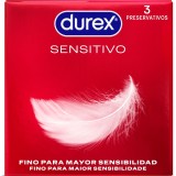 Durex Condoms-Sensitive Prezervative 3 Bucăți-Latex