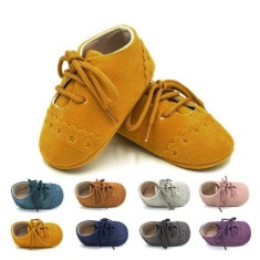 Pantofiori eleganti bebelusi Drool (Culoare: Maro, Marime: 0-6 Luni)