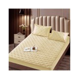 Cumpara ieftin Husa de Saltea Tip Topper cu Elastic + 2 Fete de Perna, Galben 140X200 - JOJ02