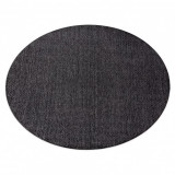 Covor TIMO 6272 cerc sisal exterior negru, cerc 150 cm