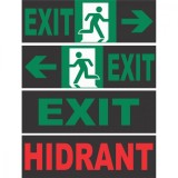 Cumpara ieftin Abtibild &ndash; Autocolant Lampa Exit sau Hidrant