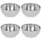 Set boluri, 8 piese, 500 ml, Metal, Argintiu