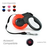 LESA PENTRU CAINI FIDA MARS BANDA M RED, 25 KG 5M 3337