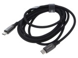 Cablu USB 2.0 USB C VENTION 2m negru nichelat