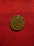 Moneda 5C 1920 Italia ,Rege Victor Emanuel ,bronz ,calapr.NC, Europa