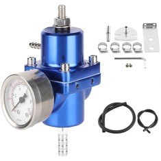 Regulator presiune a combustibilului aliaj de aluminiu manometru 0-140 psi