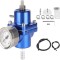 Regulator presiune a combustibilului aliaj de aluminiu manometru 0-140 psi