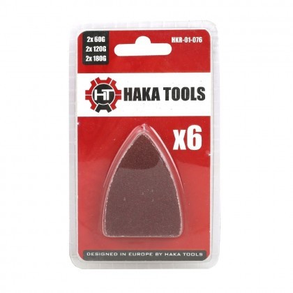 Set hartie abraziva pentru ferăstrău oscilant de 2 &quot;/ 50mm, HAKA TOOLS, HKR-01-076