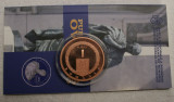 1 LEU 2008 poetului latin Publius Ovidius Naso ., Tombac