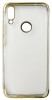 Husa silicon Forcell New Electro transparenta cu margini electroplacate aurii pentru Xiaomi Redmi Note 7