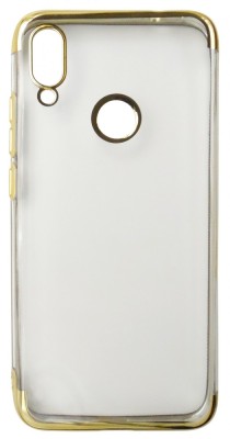 Husa silicon Forcell New Electro transparenta cu margini electroplacate aurii pentru Xiaomi Redmi Note 7 foto