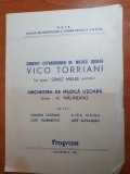 program 1959- oficiul de spectacole si turnee artistice-muzica usoara