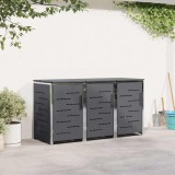 Cumpara ieftin Depozitare pentru Containere cu Roti for 3 Bins 240L Antracit
