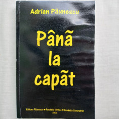 ADRIAN PAUNESCU- PANA LA CAPAT, EDITURA PAUNESCU, 2003