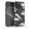 Husa pentru Apple iPhone 13 Pro, Silicon, Alb, 55961.02, kwmobile, Carcasa
