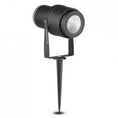 Lampa gradina ip65 12w 4000k alb neutru - negru