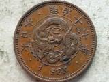 JAPONIA-1 SEN 1884, Asia, Bronz