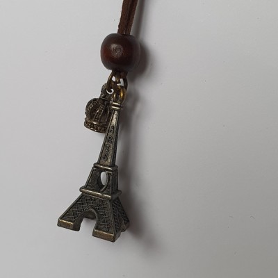 Pandantiv / Colier / Lantisor - Retro / VIntage Design - Turnul Eiffel foto