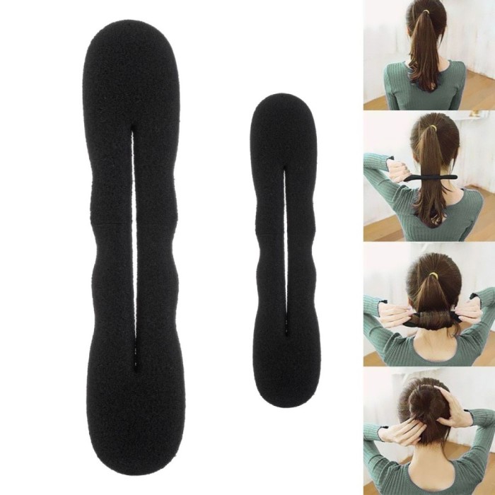Set Accesorii Coc, 2 Bucăți, Bun Roller, Dimensiuni 13cm și 22cm, Culoare Negru