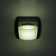 Lumina de veghe LED cu senzor tactil - verde foto