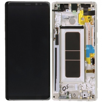 Samsung Galaxy Note 8 (SM-N950F) Unitate de afișare completă aurie GH97-21066D GH97-21065D foto