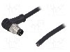 Conector M8, 3 pini, clasa etanseitate IP65, IP67, DEGSON ELECTRONICS - PM-M8A-03P-MM-SR7A01-00A(H)