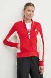 Fila bluza Laiben femei, culoarea rosu, modelator, FAW0741