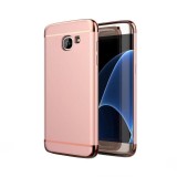 Husa Samsung Galaxy A5 2017 Luxury 3in1 Rose Gold, Rezistenta la Socuri, Praf si Zgarieturi