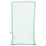 VidaXL Plasă de remorcă cu funie elastică, verde, 6x3 m, PP