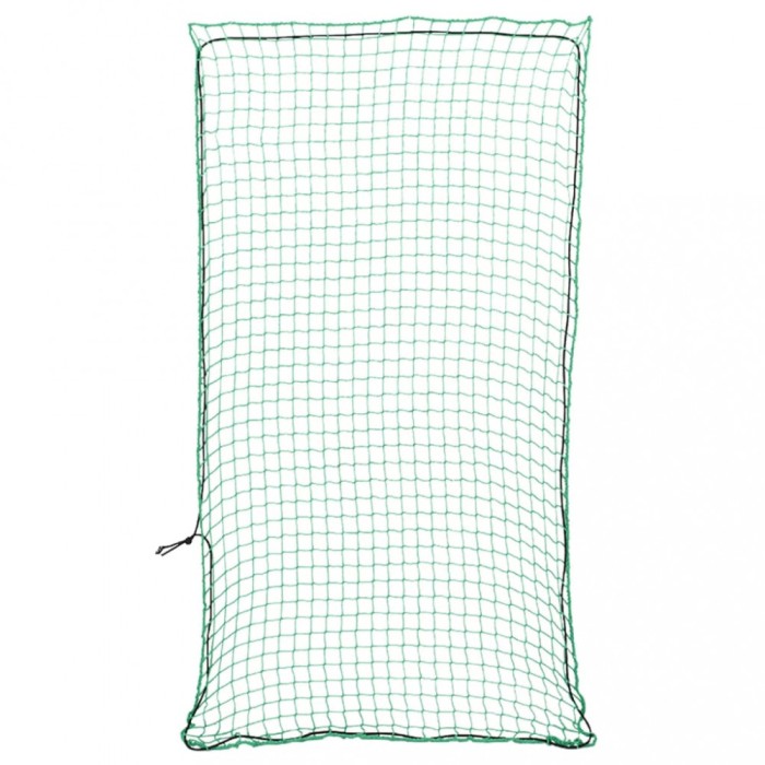 Plasă de remorcă cu funie elastică, verde, 6x3 m, PP