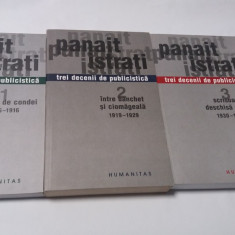 Panait Istrati, Trei decenii de publicistica 3 vol,RF16/4