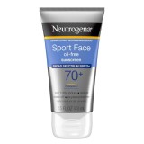 Cremă protecție solară Neutrogena Sport Face Oil-Free SPF 70 UVA/UVB, rezistentă la apă, 73 ml