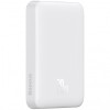 Baterie Externa Wireless Baseus Magnetic Mini, 10000mAh, 20W, PD + FQI, 1 x QI - 1 x USB-C, Alba P10059001223-00