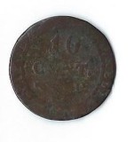 Moneda 10 centimes 1808 I - Franta, billon