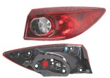 Stop spate lampa Mazda 3 (Bm), 06.2013-08.2017, partea Dreapta, SEDAN, partea exterioara; W21/5W+WY21W; fara suport becuri, DEPO