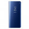 Husa Carte Clear View pentru Samsung Galaxy A32 4G, Functie Stand, Albastru