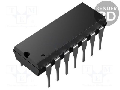 Poten&amp;Aring;&amp;pound;iometru digital 10k&amp;Icirc;&amp;copy; SPI 8bit DIP14 THT Microchip Technology foto
