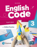 English Code British 3 Pupil&#039;s Book + Pupil Online World Access Code pack - Paperback brosat - Mary Roulston - Pearson