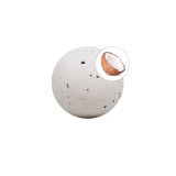 Bombă de baie efervescentă TALOKA Coco Bath Bomb, pentru băi erotice &icirc;n cuplu, cu aromă de cocos și petale de trandafir, 150 g