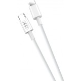 Cablu Date si Incarcare USB-C - USB-C XO Design NB124, 40W, 1m, Alb