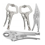 Set 4 clesti mini, cu autoblocare pentru sudura, tinichigerie, Kraft