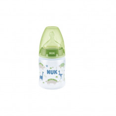 Biberon din polipropilena cu tetina din silicon 150 ml Nuk First Choice+ 743735V-1, Verde foto