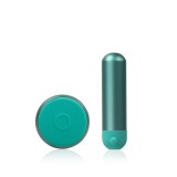 Glont Vibrator Cu Telecomanda Mini Chroma&reg;, Verde, 7.5 cm
