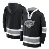 Los Angeles Kings hanorac de bărbați cu glugă Laced Hockey black - S